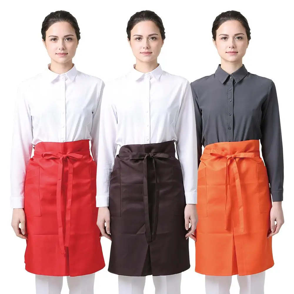 Hiden фартук с карманами на талию красивый кухонный