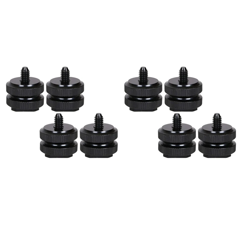 

Retail Camera Hot Shoe Mount To 1/4Inch-20 Tripod Screw Adapter,Flash Shoe Mount For DSLR Camera Rig (Pack Of 8)