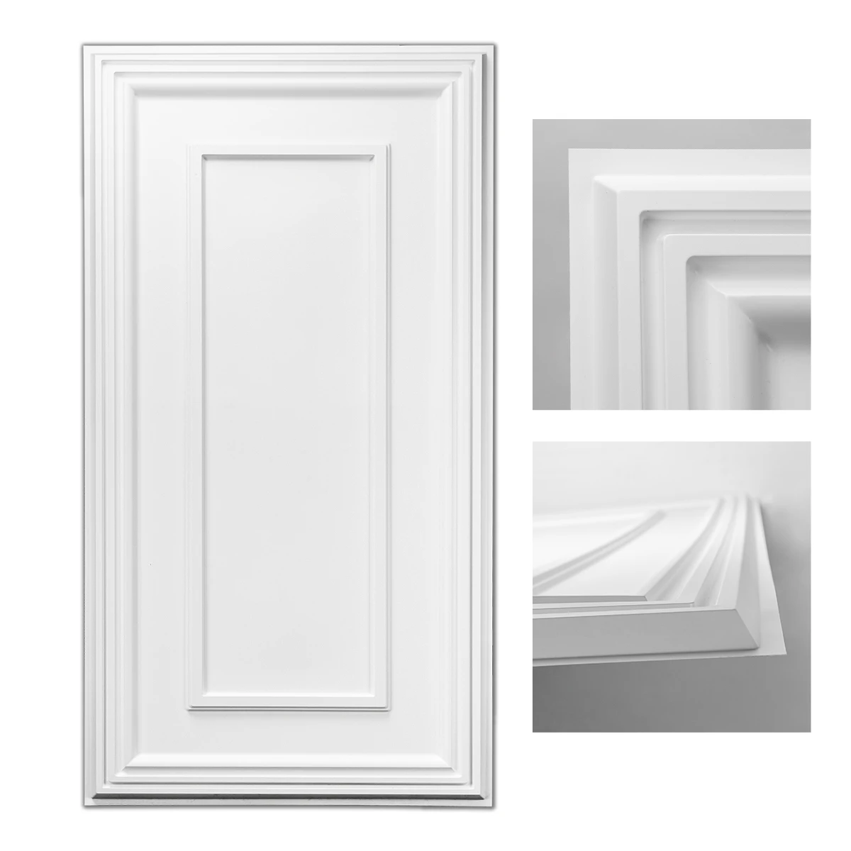 

Art3d потолочная плитка, 24x48 дюймов, белые настенные панели, не самоклеящиеся обои (12 шт. в упаковке)