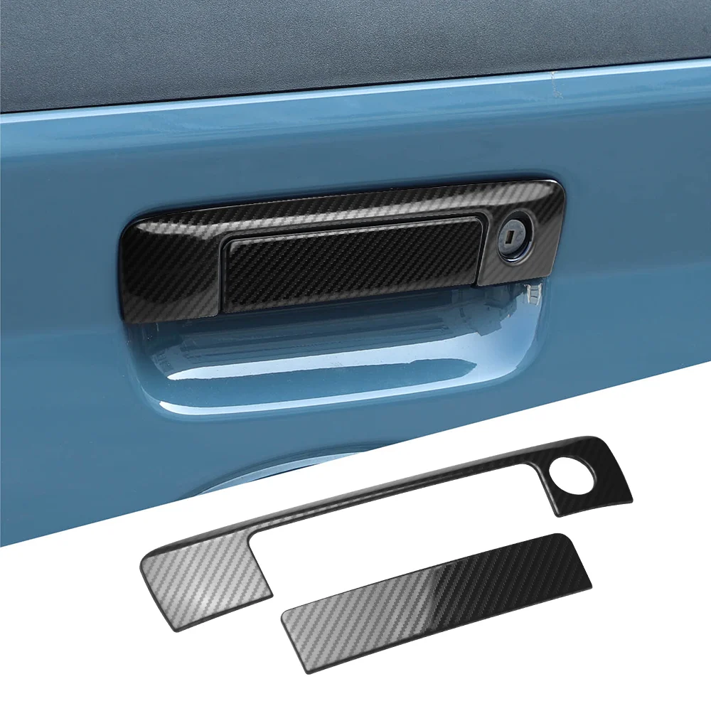 

Car Accessories Tailgate Handle For FORD MAVERICK Chrome Plated Decoration CARBON FIBER 2022-2023
