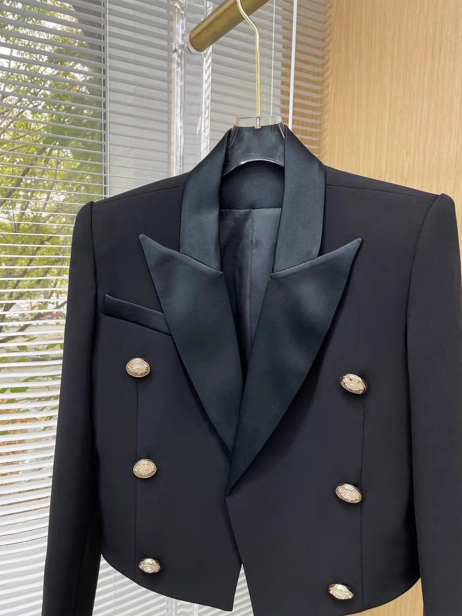 Модные простые повседневные женские куртки с длинными рукавами костюм пиджаки