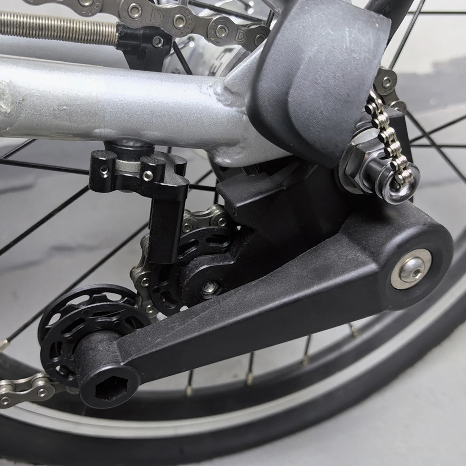 ////1 шт. минимизирует трение шума для натяжителя цепи Brompton Cline стабилизатор