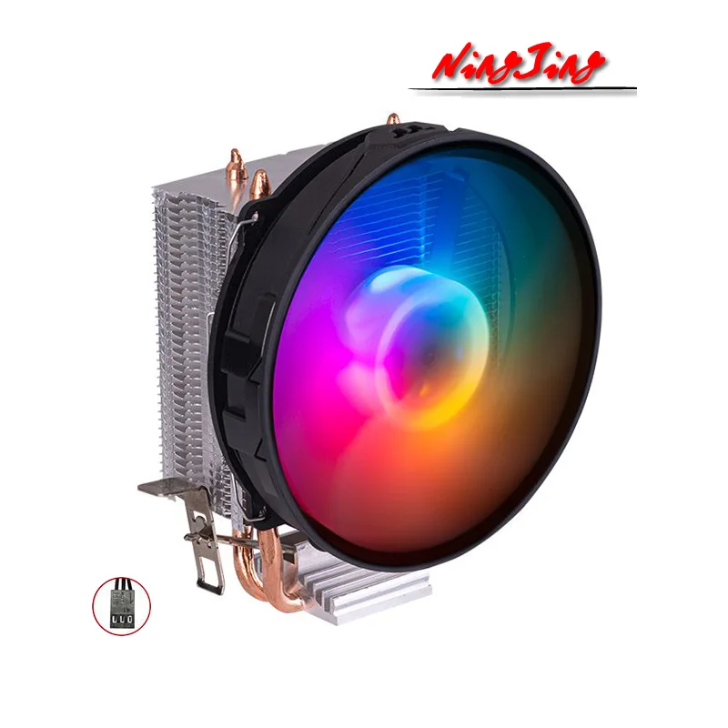 Охладитель тепловой трубки Thermaltake TT AMD Intel CPU Fan RGB 3 pin 4 новая поддержка материнской