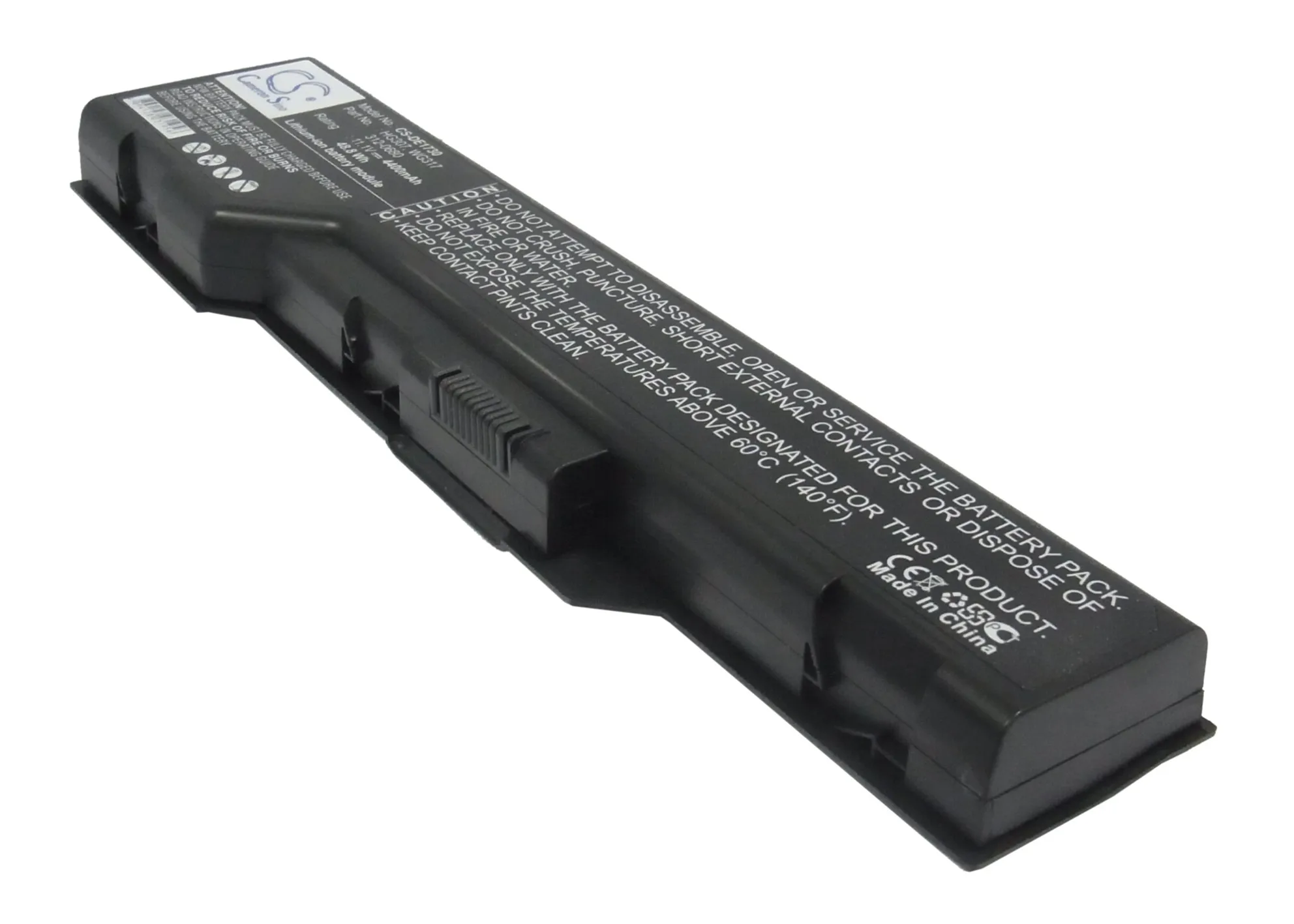 

CS 4400mAh battery for DELL XPS 1730, XPS M1730 312-0680, HG307, WG317