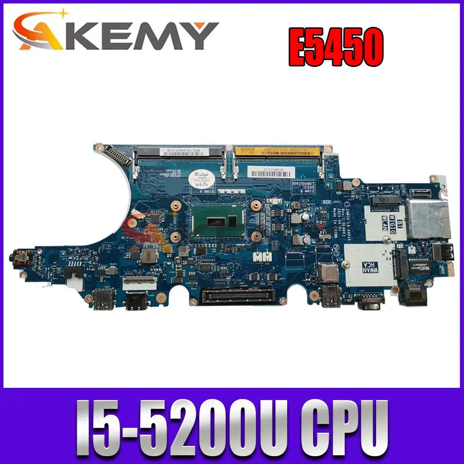 

NEW ZAM70 LA-A901P w/ i5-5200U FOR Dell latitude E5450 Laptop Notebook Motherboard CN-04CNY4 4CNY4 Mainboard 100% tested