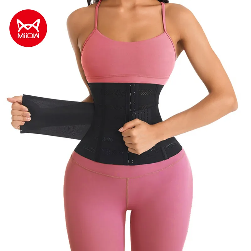 

MiiOW 3-Piece Waist Trainer Corset Women Binders Shapers Tummy Wrap Body Shapewear Slimming Belt Flat Belly Workout Girdle New
