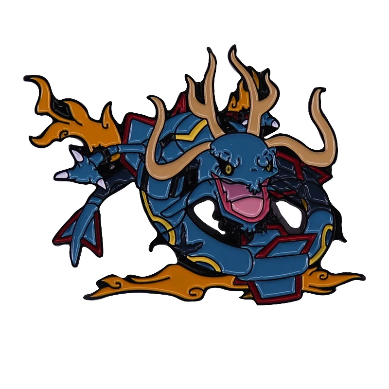 

B1178 классные эмалевые булавки в форме монстра Коллекция аниме броши для одежды рюкзака значки на лацкан модные ювелирные изделия аксессуары Подарки