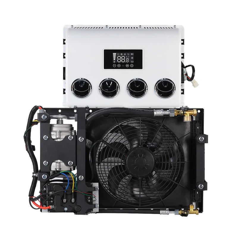 DC 12V 48V  EV A/C Electrical Car Air Conditioner System