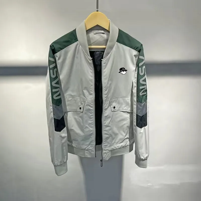 Spring Golf Jackets For Men's Golf Clothing 2023 Korea Fashion Casual Windbreaker Jacket Men Golf coats Zipper Bomber Jacket 3XL