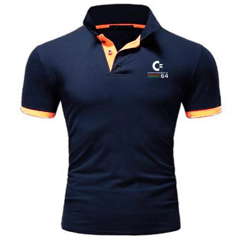 

2020 New Spring and summer Polo shirt men's casual slim Polo shirt men's breathable short sleeve polo shirt new brand clothing