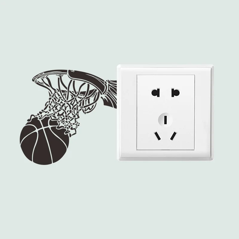 

Personalized shooting basketball basket switch paste heart paste home wall decoration wall paste