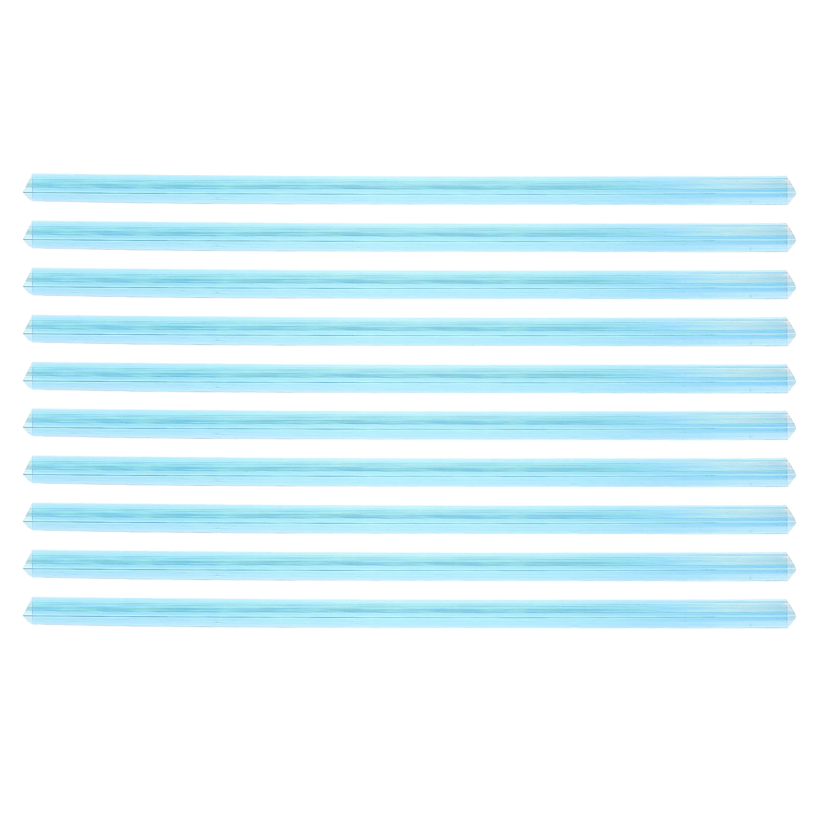 

10 Pcs Blue File Folders Book Binding Materials Paper Binder Clips Plastic Slide Bars
