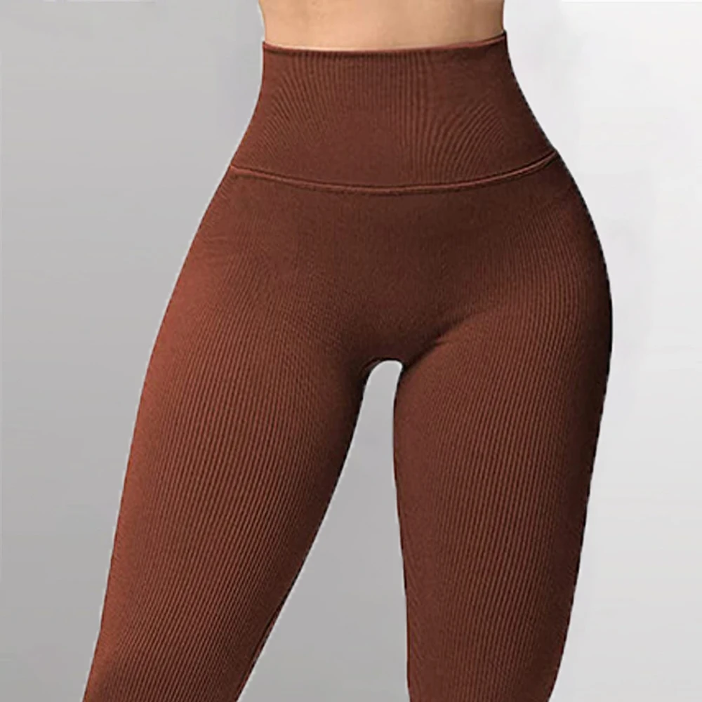 

Women Seamless Leggings High Waist Push Up Sexy Leggings Female Running Sport Fitness Legging Ruched Solid Yoga Gym Pants 2023