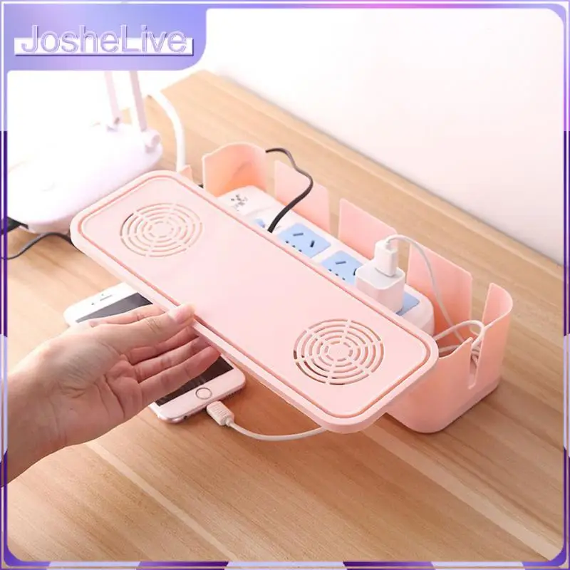 

Reusable Data Cable Storage Case Cable Storage And Sorting Desktop Socket Storage Fall Resistant Wear-resistant Dustproof Pp