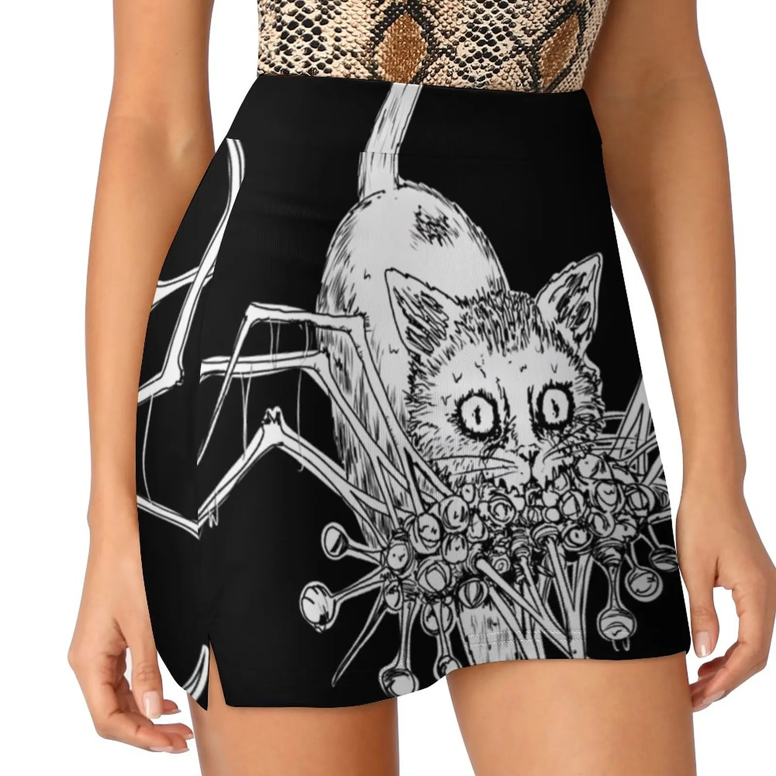 Souichi'S Beloved Pet Женская юбка Эстетические юбки Новая мода Короткие Souchi Tsujii Junji Ito