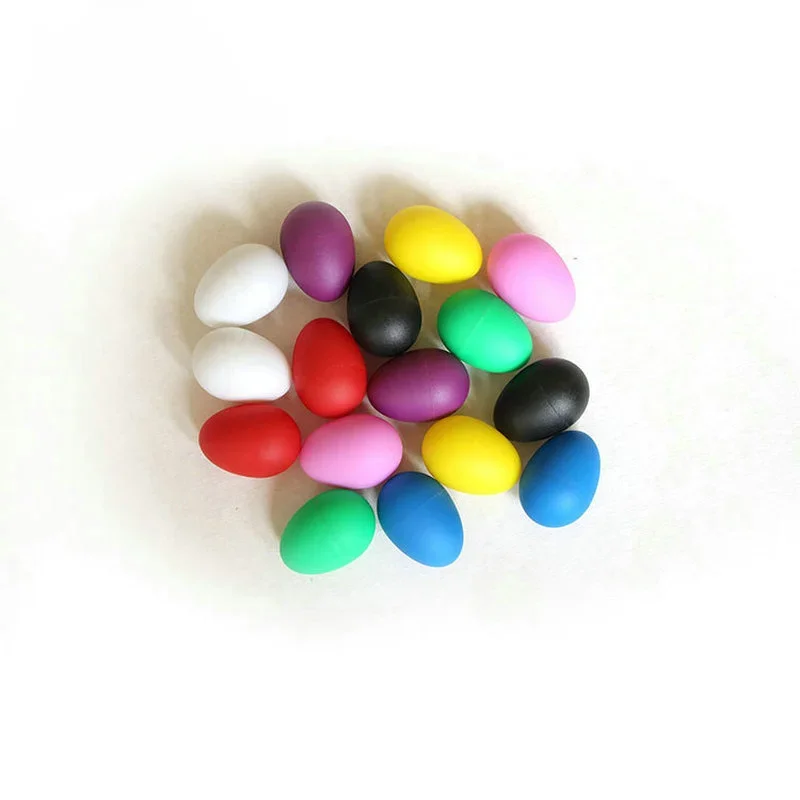 

2pcs Plastic Percussion Maracas Musical Sound Egg Colorful Musical Instrument Baby Toddler Childre Toy Egg Toy Egg Shaker