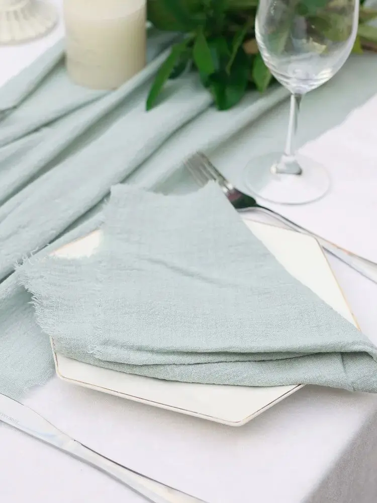 

Салфетка хлопковая многоразовая из зеленой марли, 32x32 см, 30 шт.