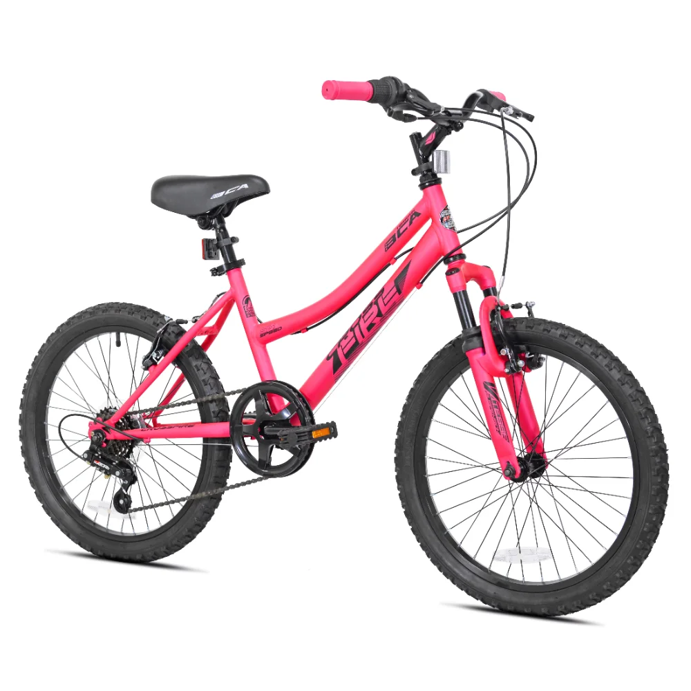 

20" Crossfire 6-Speed Girl's Mountain Bike, Pink/Black