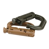 plastic shackle carabiner ring clip webbing backpack buckle spring lock camp hiking mountaineering outdoor