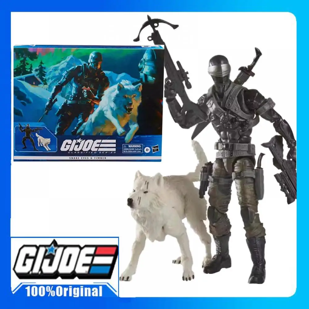 

In Stock Original Hasbro G.i. Joe Gi Joe Classified Series Snake Eyes G Timber 6 Inch Action Figure Model Kids Toys Collectible