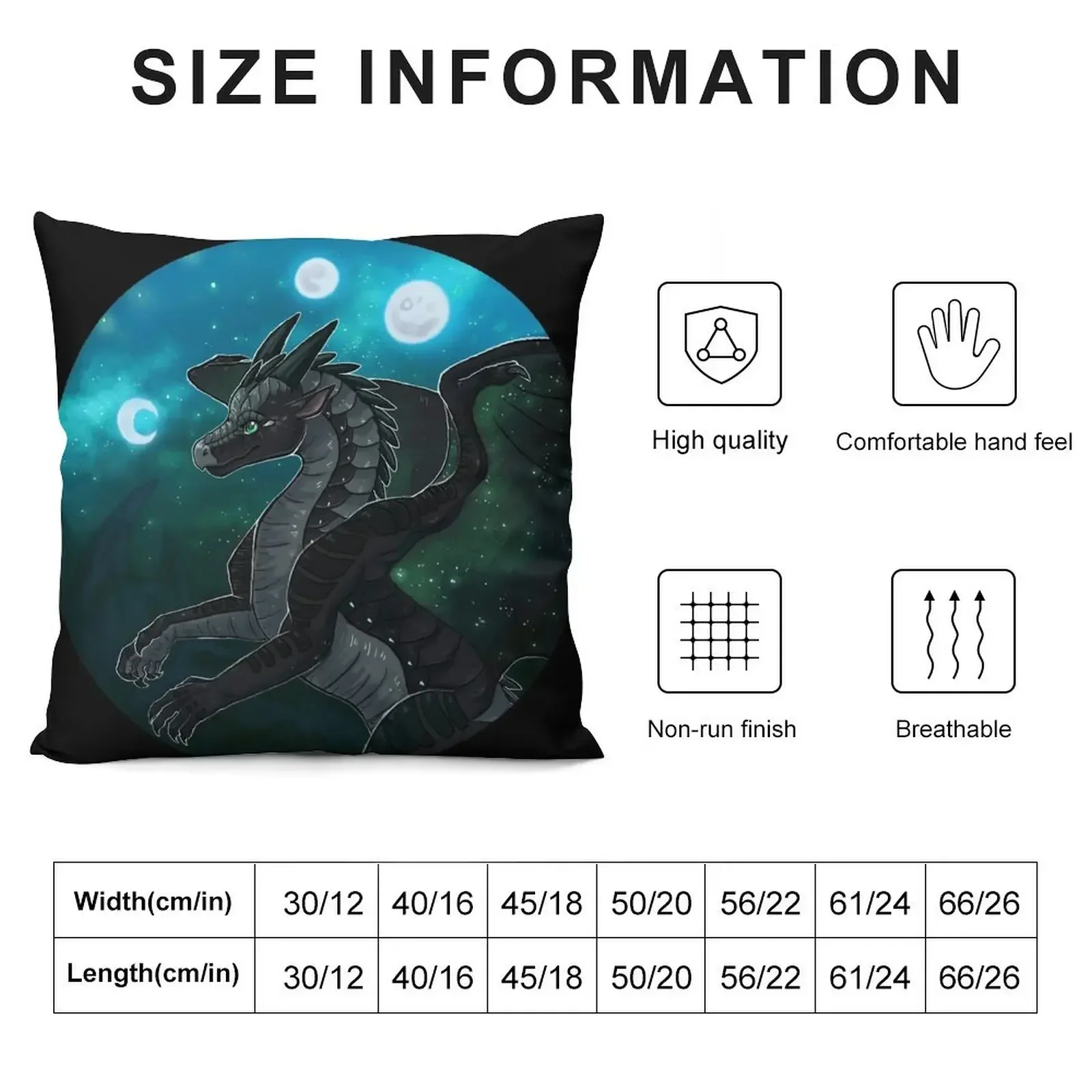 Крылья Огня - Подушка Moonwatcher Чехол для диванной подушки