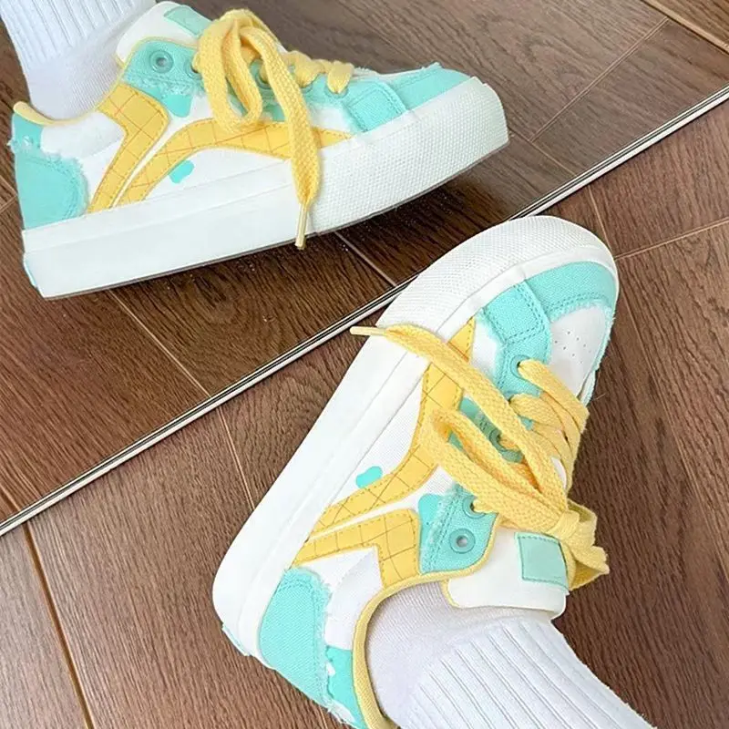 SHANPA Little Clean Fresh обувь для женщин однотонная женская повседневная кампуса и