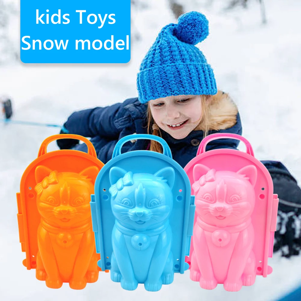 

Snow Sand Mold Snowball Making Clamp Kids Toys Outdoor Playing Snow Clips Snowball Throwing Mold Interactive Toys