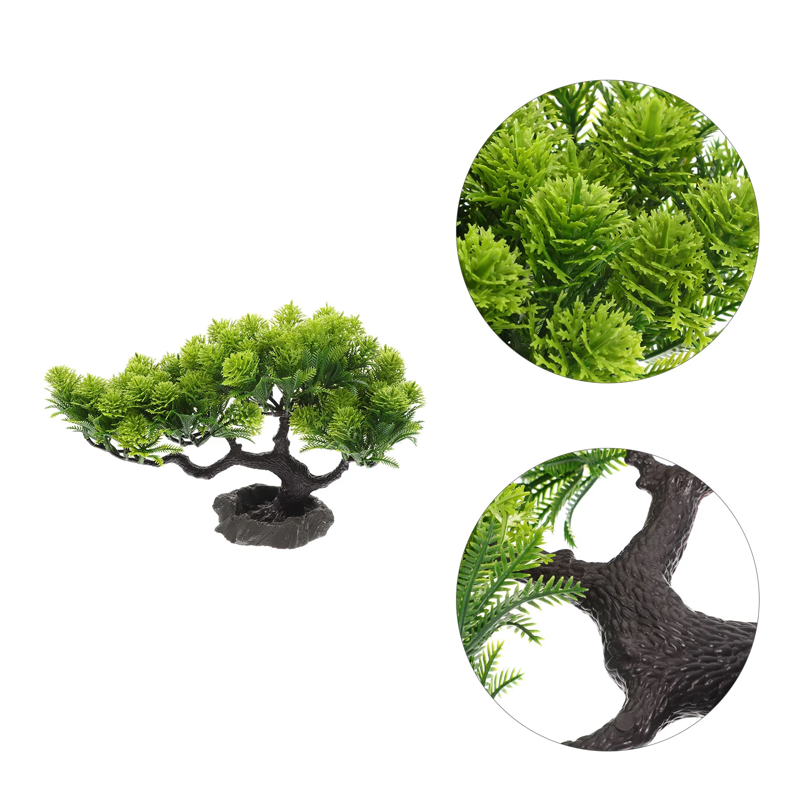 

Tree Decor Sushi Pineplate Decoration Sashimi Dishplatter Aquarium Faux Japanese Cold Ornament Bonsai Centerpieces Figurine Fake