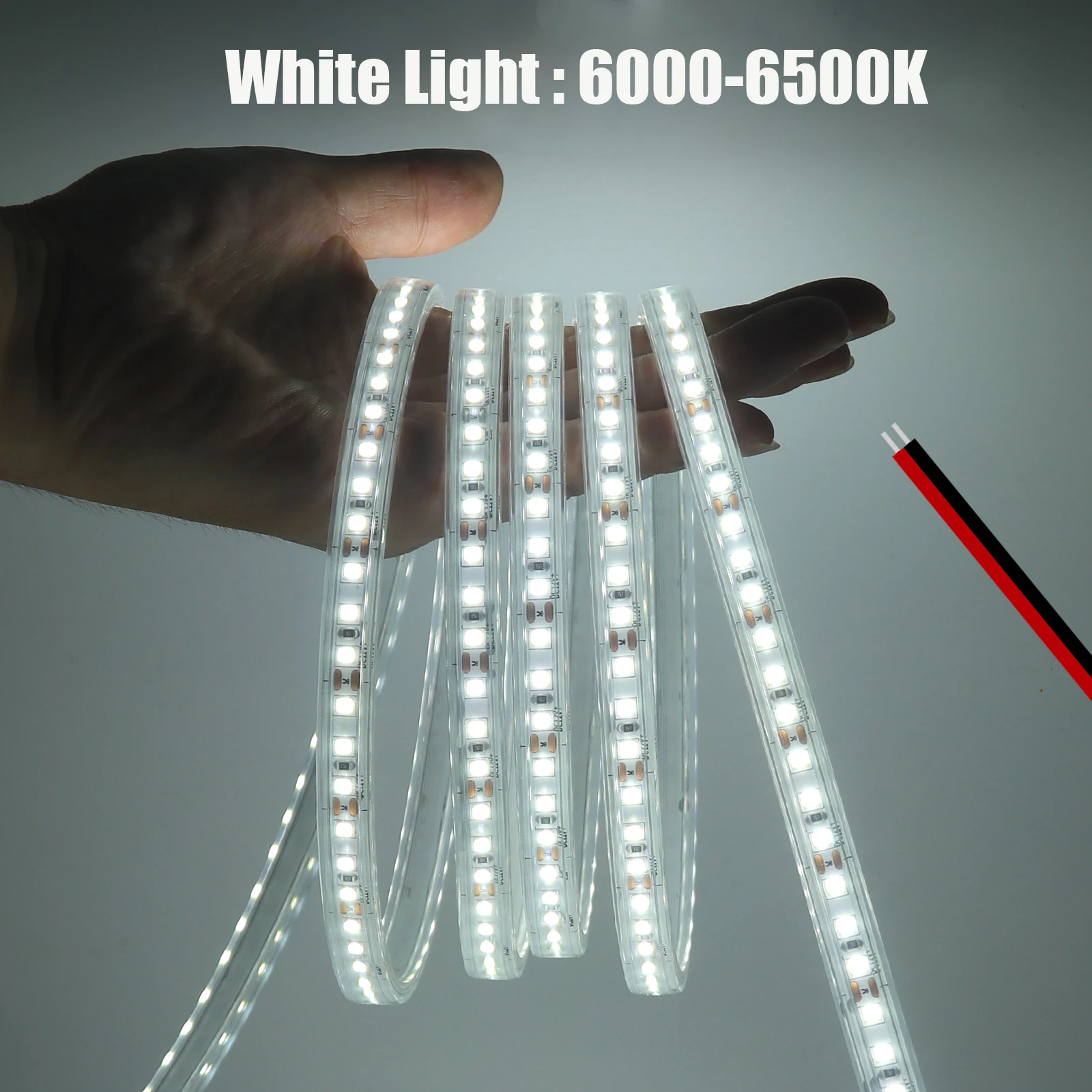 

Водонепроницаемые Светодиодные Ленты IP67, 120 Светодиодов/м, 12В/24В, SMD 2835, CRI80, 3000K/6000K, Гибкие