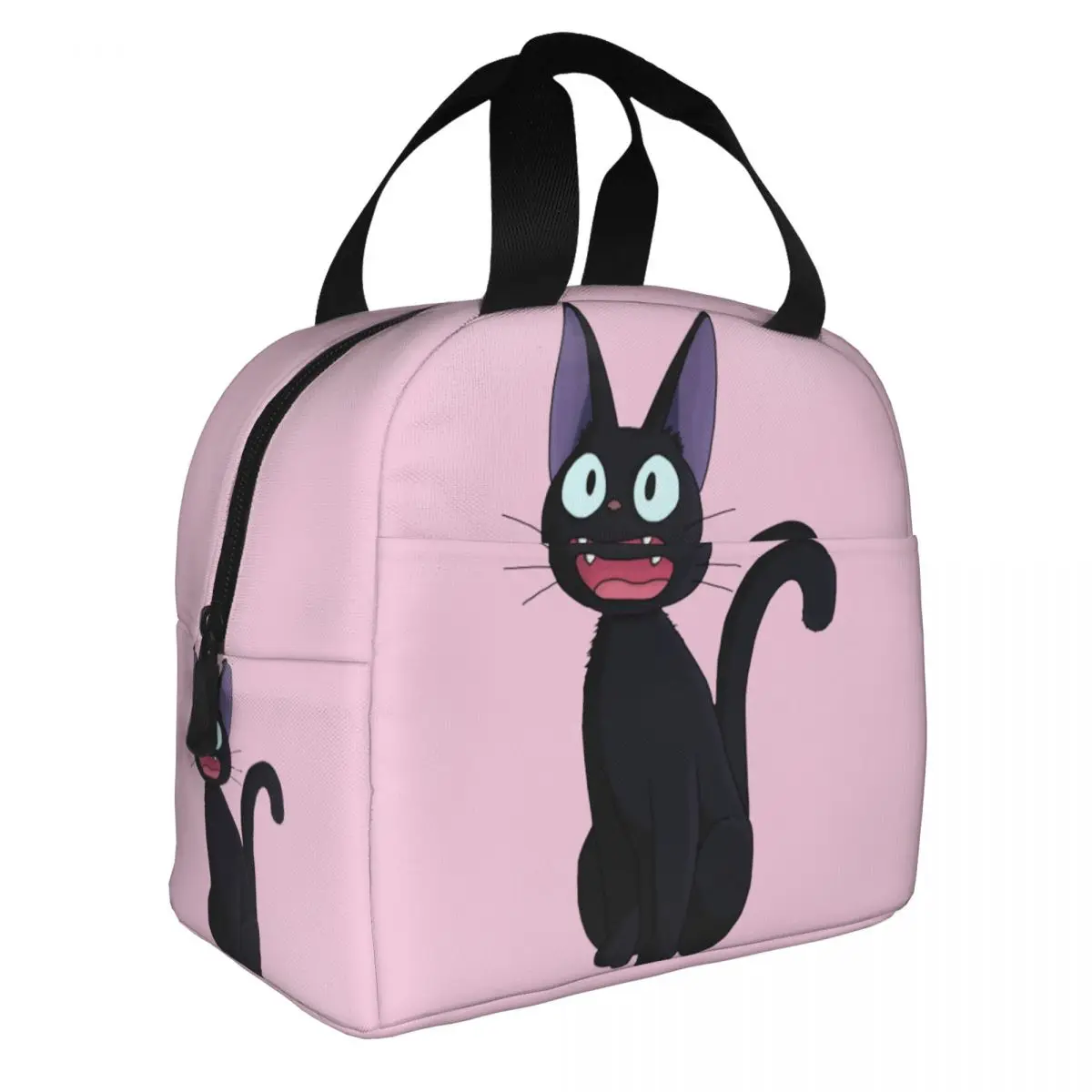 

Kiki's Delivery Service Witch Jiji Cat Kawaii Insulated Lunch Bags Cooler Bag Lunch Container Tote Lunch Box Food Storage Bags