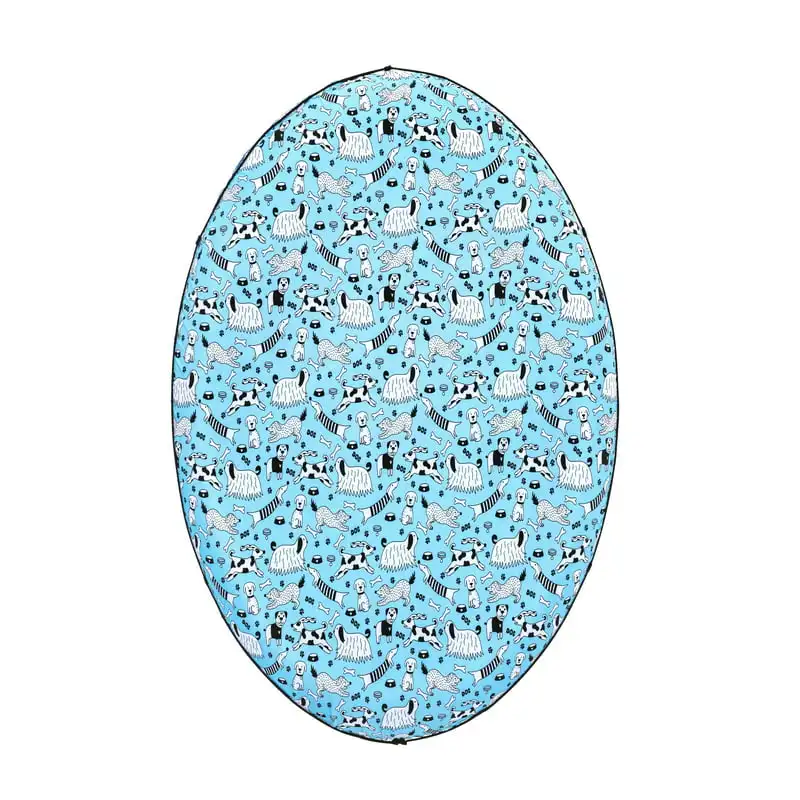 

55 in. Multicolor Dog Pool Float with Puncture Resistant Fabric Cover