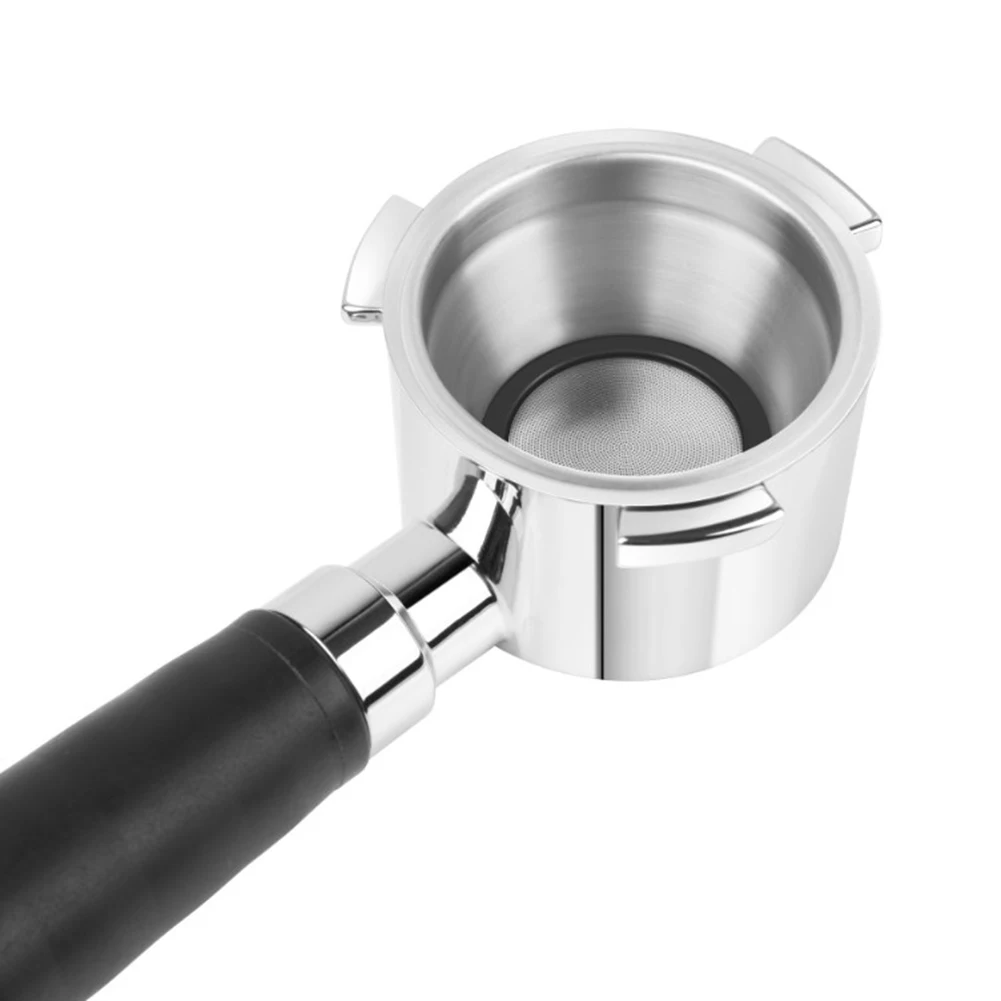 

Stainless Steel Bottomless Portafilter 51mm Coffee Handle For Delong 3 Tripod Filter Basket Coffee Accessories Coffeeware