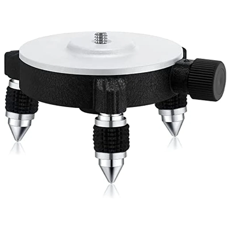 

Black Base Adapter For Laser Level Tripod Connector Pivoting Base Fine Tuning Holder