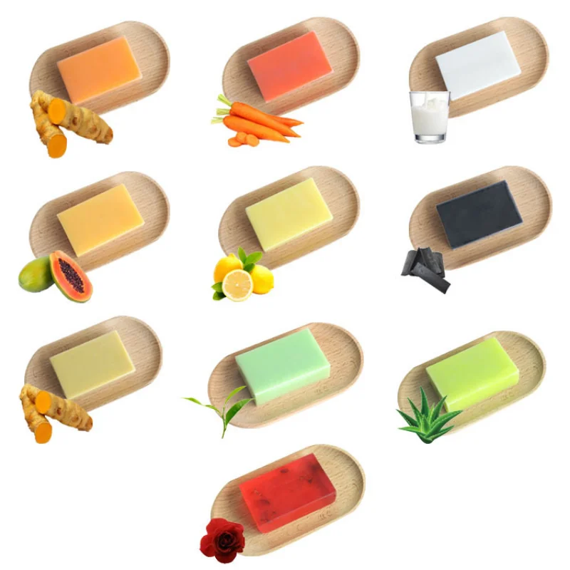 

HEALLOR 150g Goat Milk Silk Protein Soap Turmeric Soap Herbal Soap Natural Plant Extact Essential Oil Soap Skin Lightening Soaps