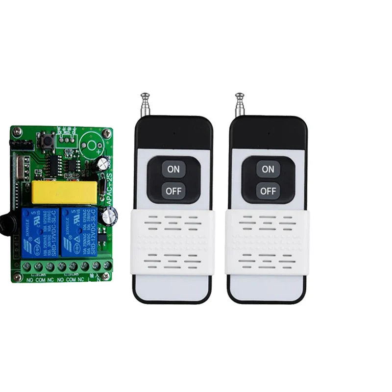 433 МГц пульт дистанционного управления для света двери гаража универсальный с