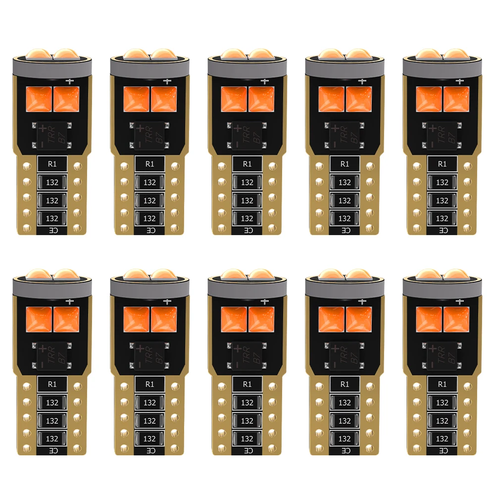 

10 шт., автомобильные задние фонари, 194, 3030, 6SMD