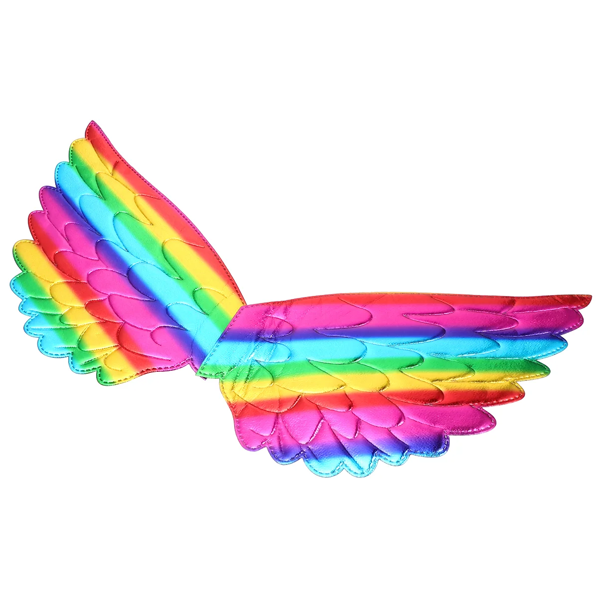 

1 Set 2 Pcs Halloween Angel Wings Cosplay Props Colorful Wing Unicorn Wings Prop