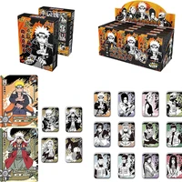 naruto cards heir of the will of fire badge br bronzing flash gold card uzumaki naruto anime character card collectibles gifts
