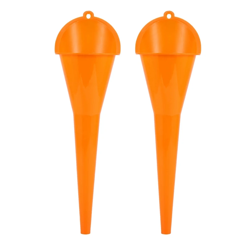 

2X Multi-Function Car Fueling Funnel Gasoline Engine Oil Additive Motorcycle Agricultural Machinery Funnel Yellow
