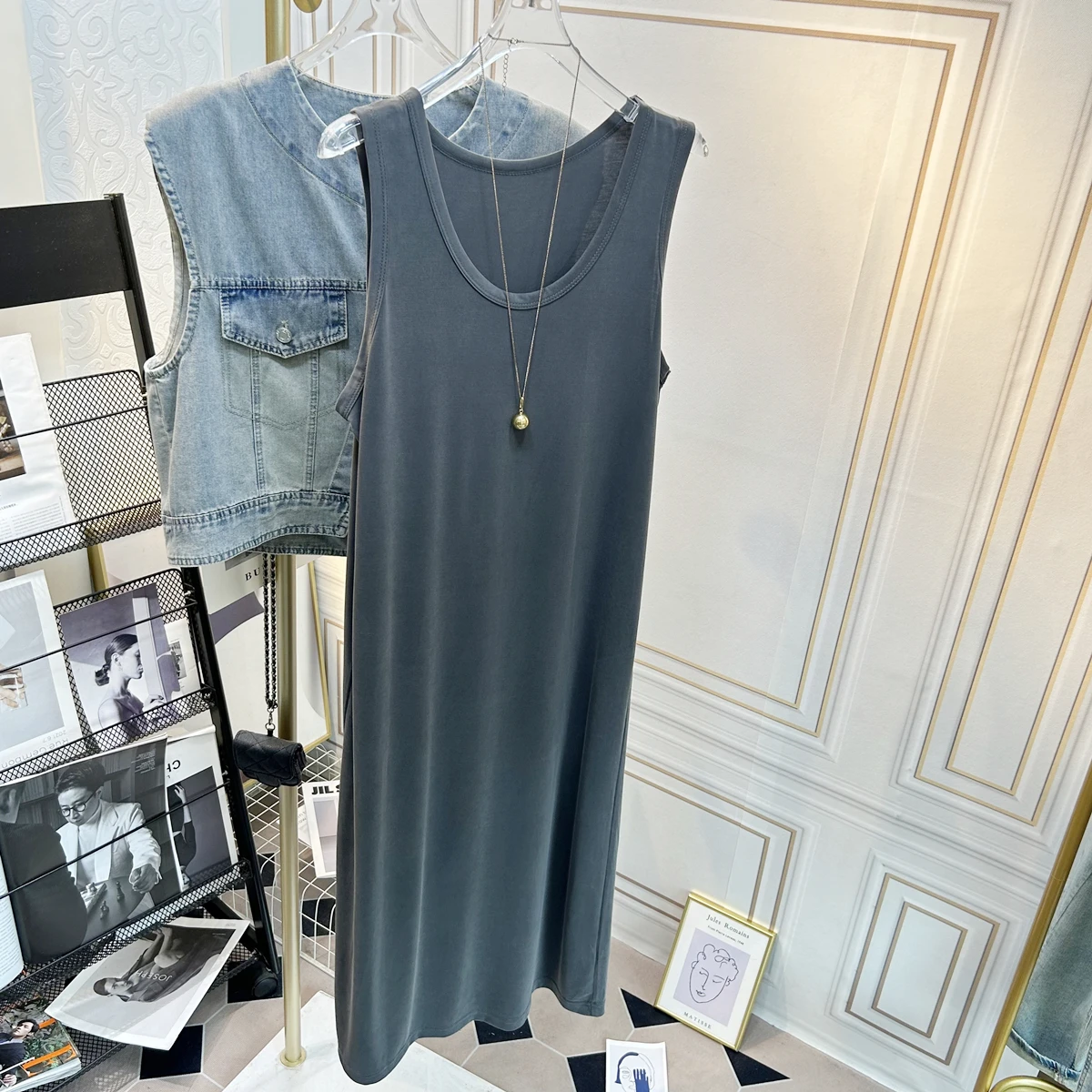 Эффект драпировки крутое медно-амиачное шелковое платье свободная утягивающая