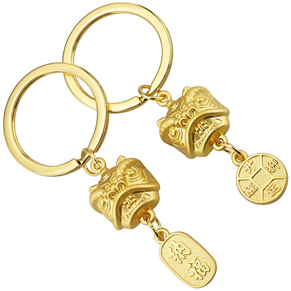 

Keychain Chinese Pendant Key Keyrings Car Charm Ring Animal Ornament Hanging Keyring Metal Charms Handbags Traditional