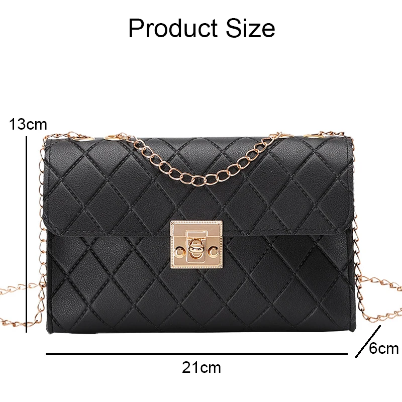 2023 New Fashion Women Messenger Bags Chain Shoulder Bags Small Square Bag Trend Luxury Brand Handbags Tote BagsTextured Bags