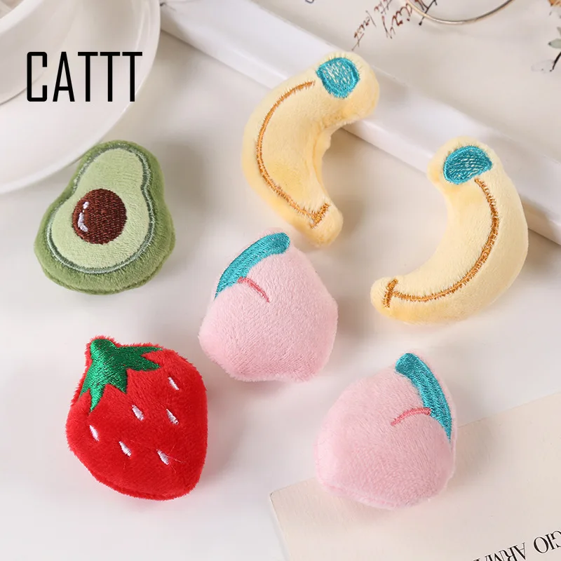 

2022 MPK Fruity Catmint Series Cat Toys Catnip Toys Banana Peach Strawberry Avocado