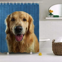 diy bathroom durable waterproof shower curtain beagle dog home decoration bathroom curtain custom drop shipping