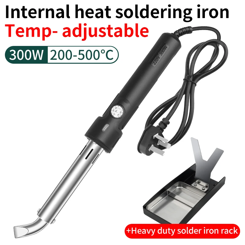 

LUXIANZI электрический паяльник высокой мощности 300 Вт внешний нагрев с регулируемой температурой сварочная ручка ремонт припой паяльные инструменты