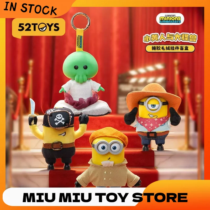 Фото В наличии: Оригинальные коллекционные фигурки 52TOYS Minion и Big Monster (серия Blind Box) — аниме-персонажи, модель для коллекции, праздничные игрушки, подарки №1