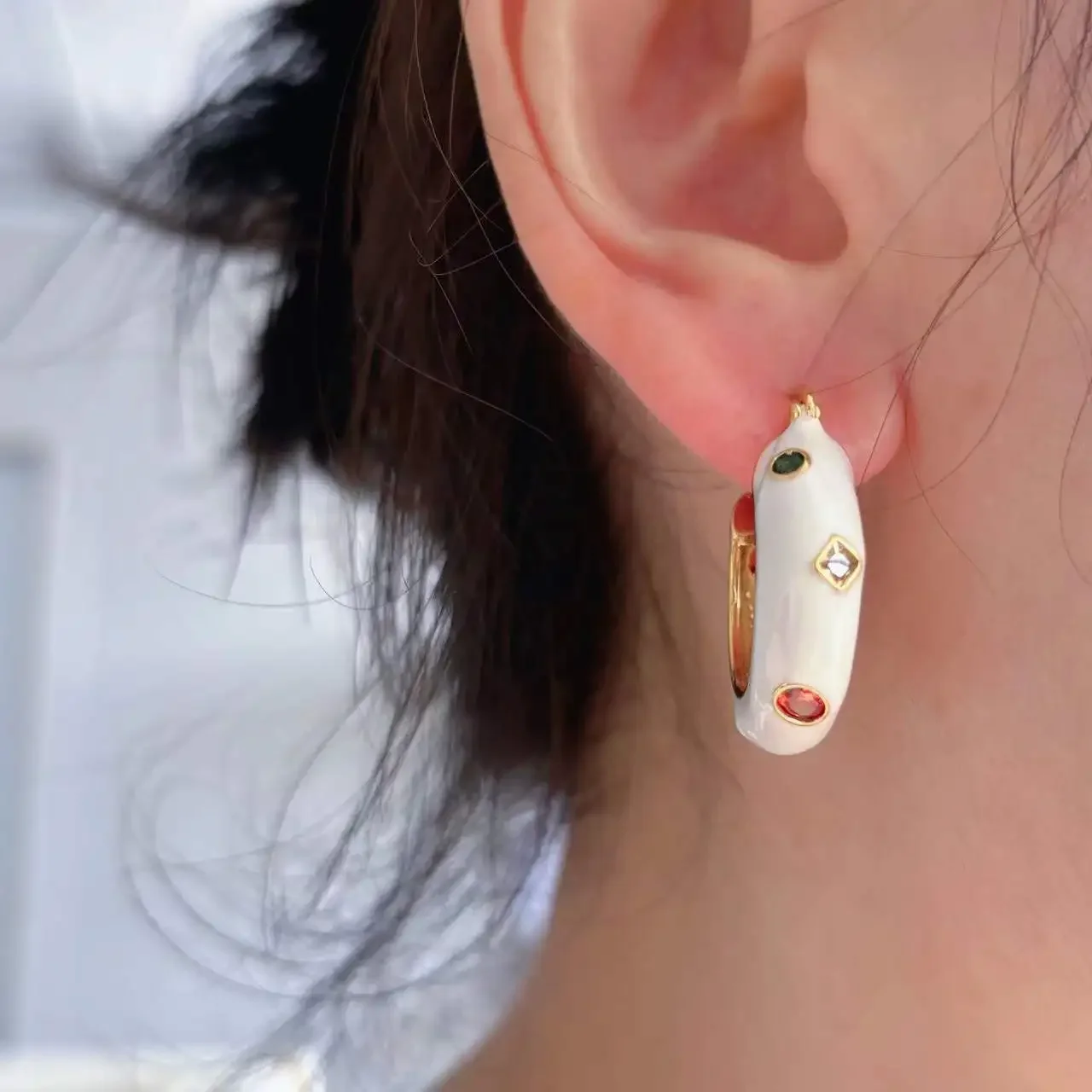 Позолоченные твидовые серьги в богемном стиле для женщин милые чувственные