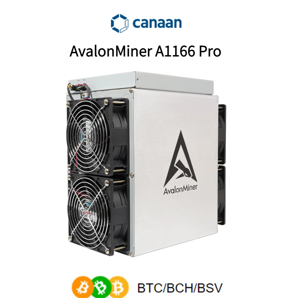 

Used / New Bitcoin Miner Avalon 1166Pro 72-81 Th/S 3400W Crypto Asic Miner Mining BCH BTC Coin With PUS Better than Antminer S17