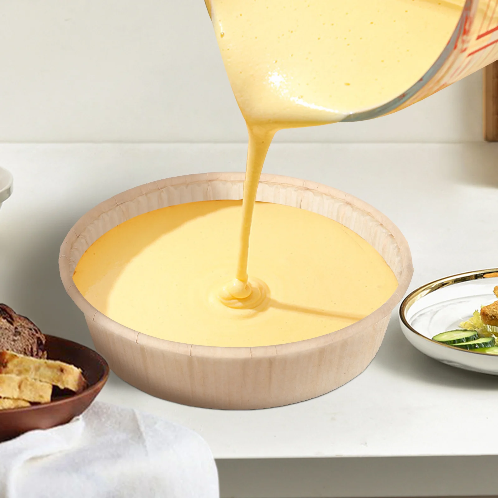 100 шт. бумажная форма для выпечки торта мини-формы пирогов формы кексов тарелка