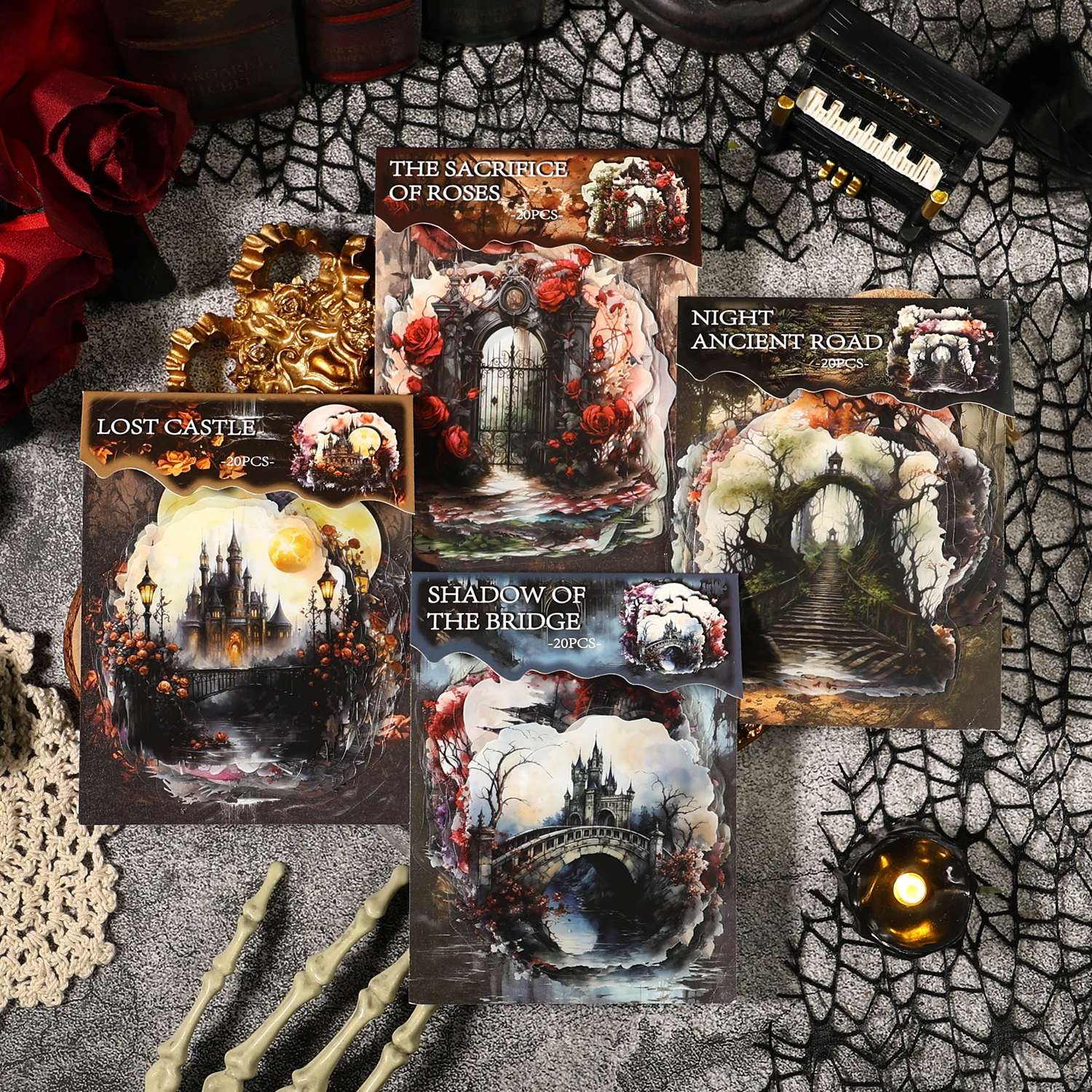 8 наборов/партия маркеры серии легенда о тумане украшение для фотоальбома